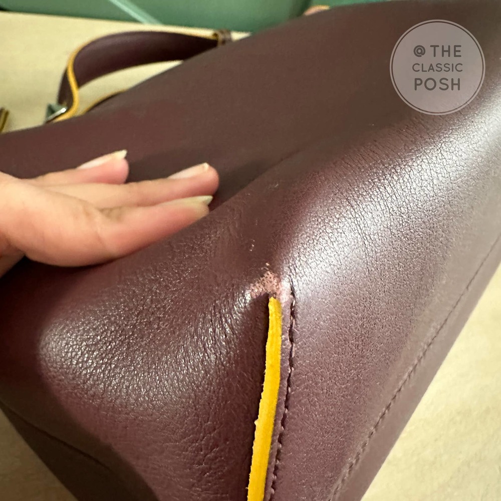 NEW Fendi By The Way Medium Bag Purple Tote NO STRAP - Picture 7 of 12